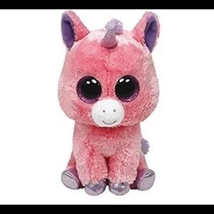 Ty Beanie Boo Magic Unicorn Plush Stuffed Animal 10” Good Condition